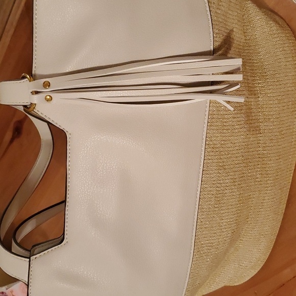 NWOT Rachel Zoe Gwen Straw Tote Bag - Picture 4 of 11